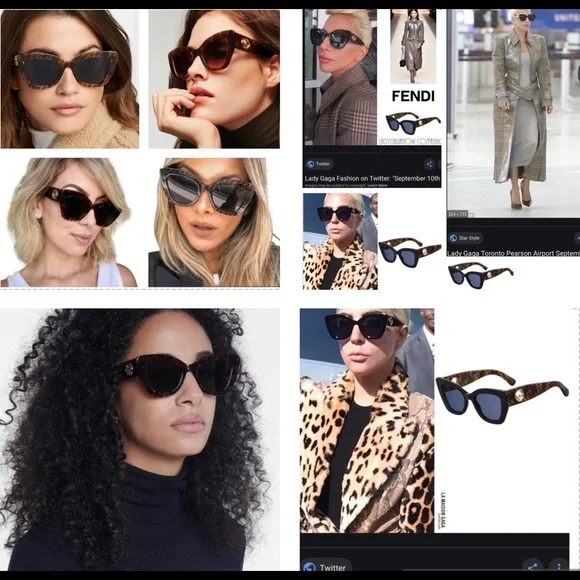 CELEB FAV FENDI SUNNIES AS SEEN ON LADY GAGA ALOT AND OTHER INFLUENCERS